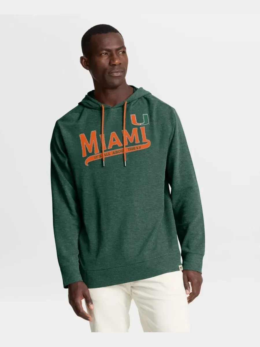 Футболка-худи с длинным рукавом и капюшоном Hometown Premium Huddle Up Fanatics — изображение 1 из 3, зеленый