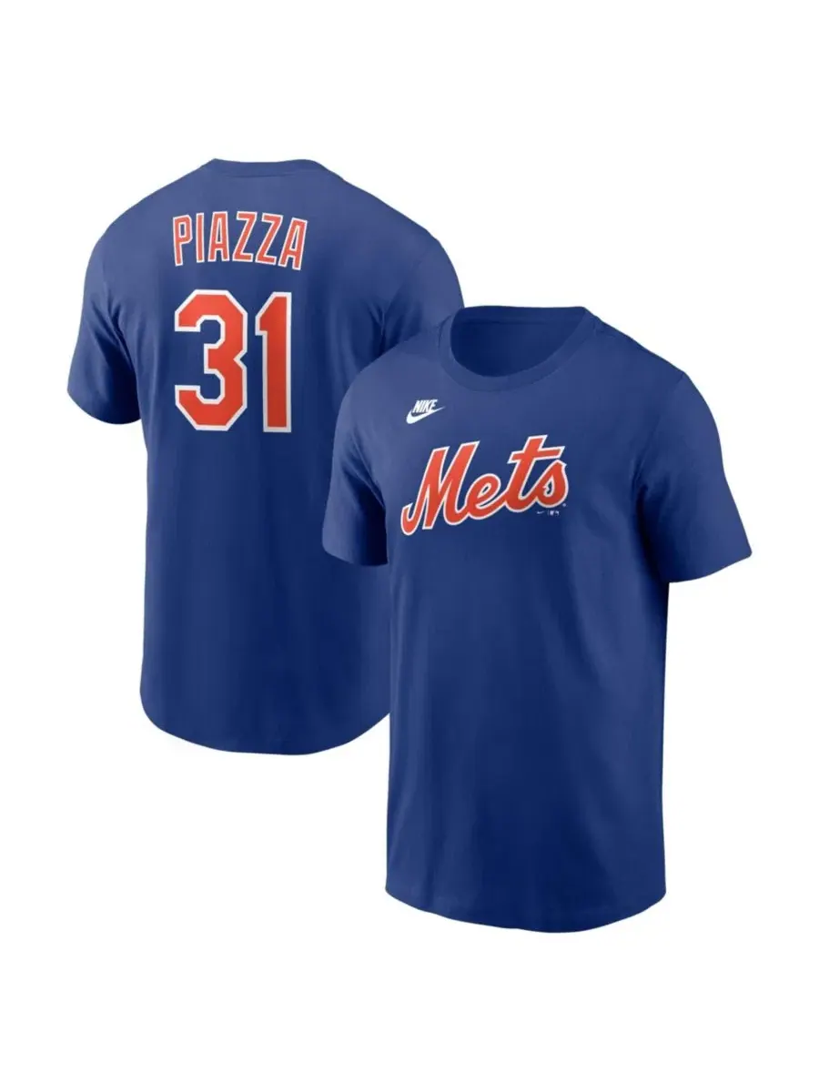 Футболка Nike с принтом и именем игрока, Mike Piazza — изображение 1 из 2, королевский