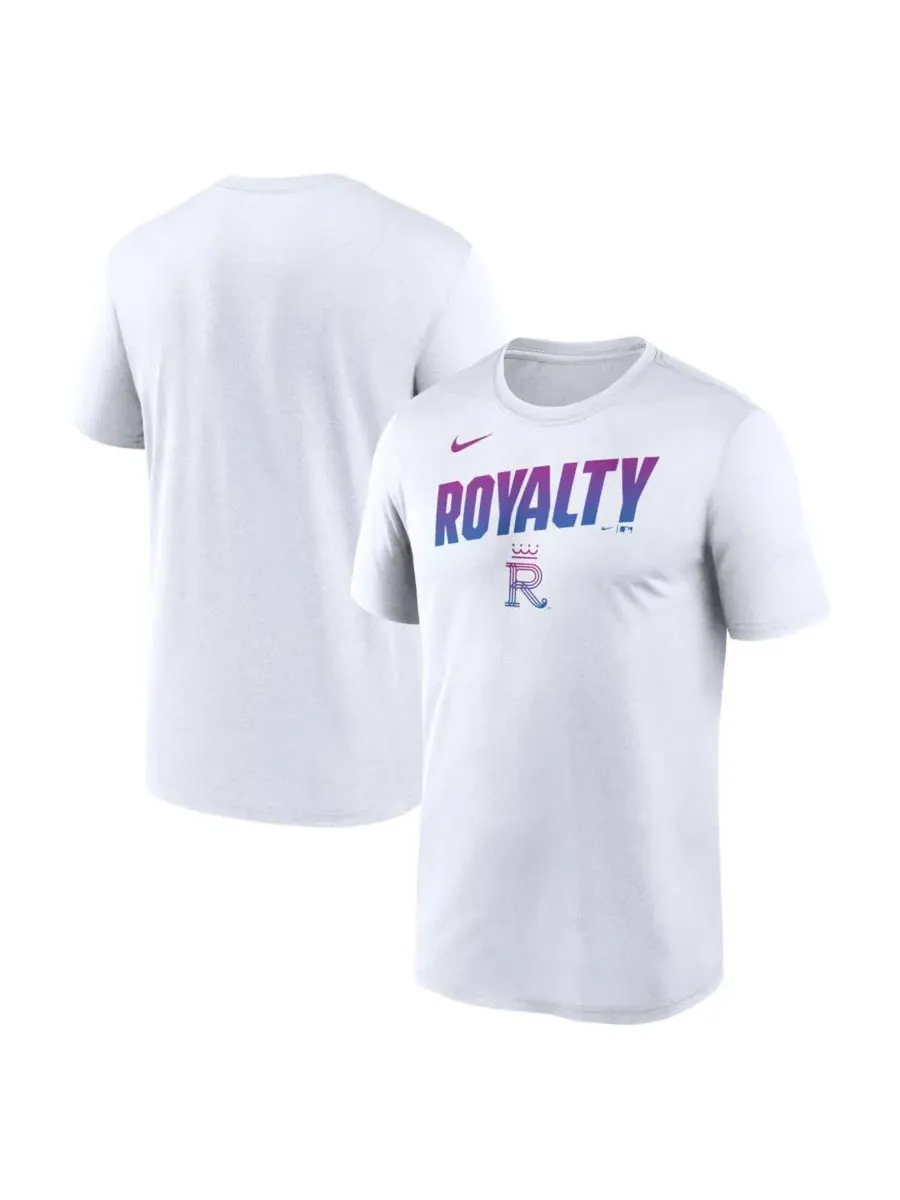 Футболка Dri-FIT с принтом City Connect Kansas City Royals Nike — изображение 1 из 3, белый