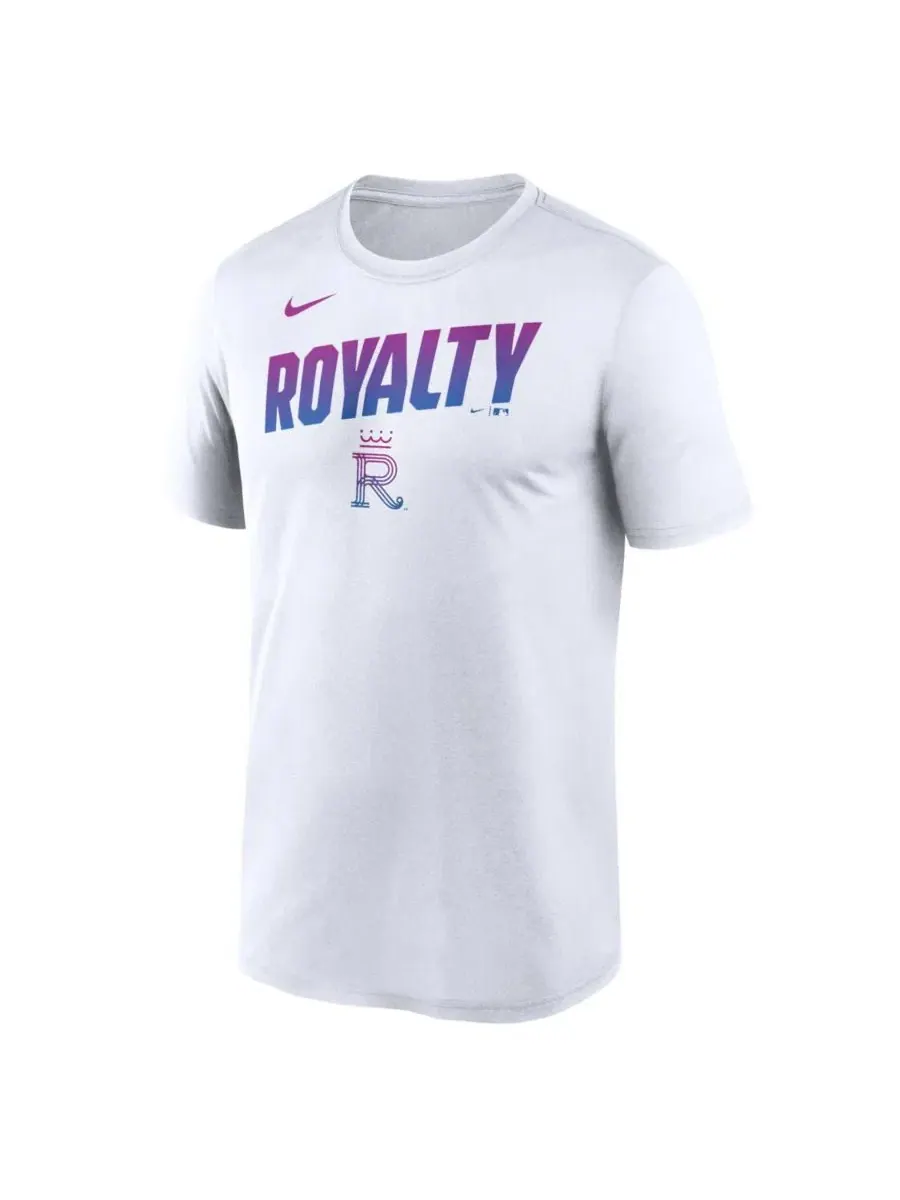 Футболка Dri-FIT с принтом City Connect Kansas City Royals Nike — изображение 2 из 3, белый