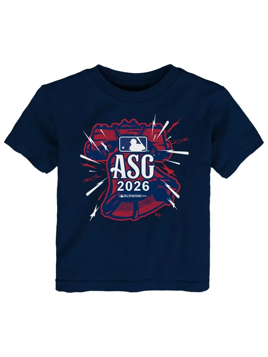 Футболка с принтом Liberty Bell, MLB All-Star Game 2026 Outerstuff — изображение 1 из 1, темно-синий