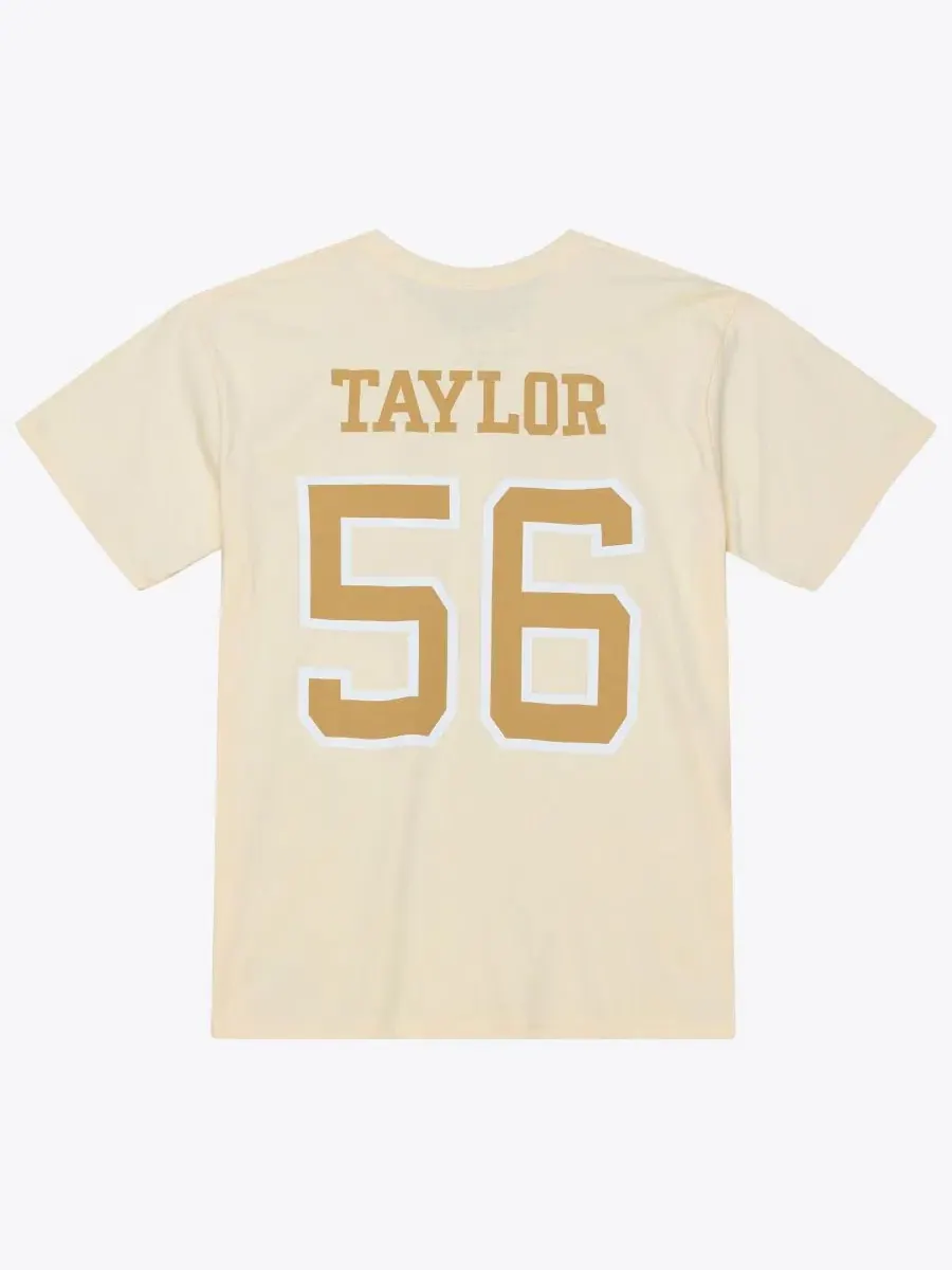 Футболка с принтом Lawrence Taylor Sandman Mitchell & Ness — изображение 4 из 5, бежевый