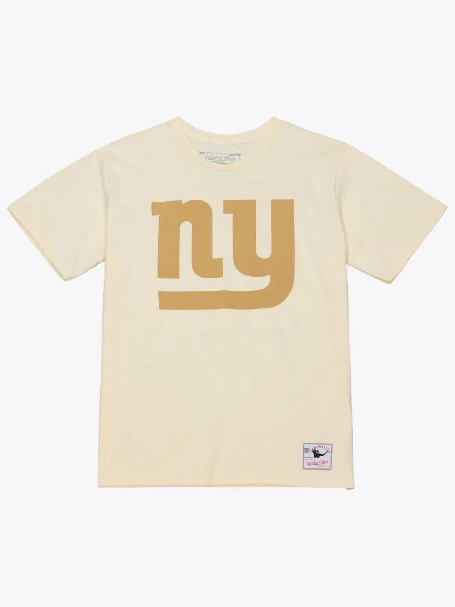 Футболка с принтом Lawrence Taylor Sandman Mitchell & Ness — изображение 5 из 5, бежевый