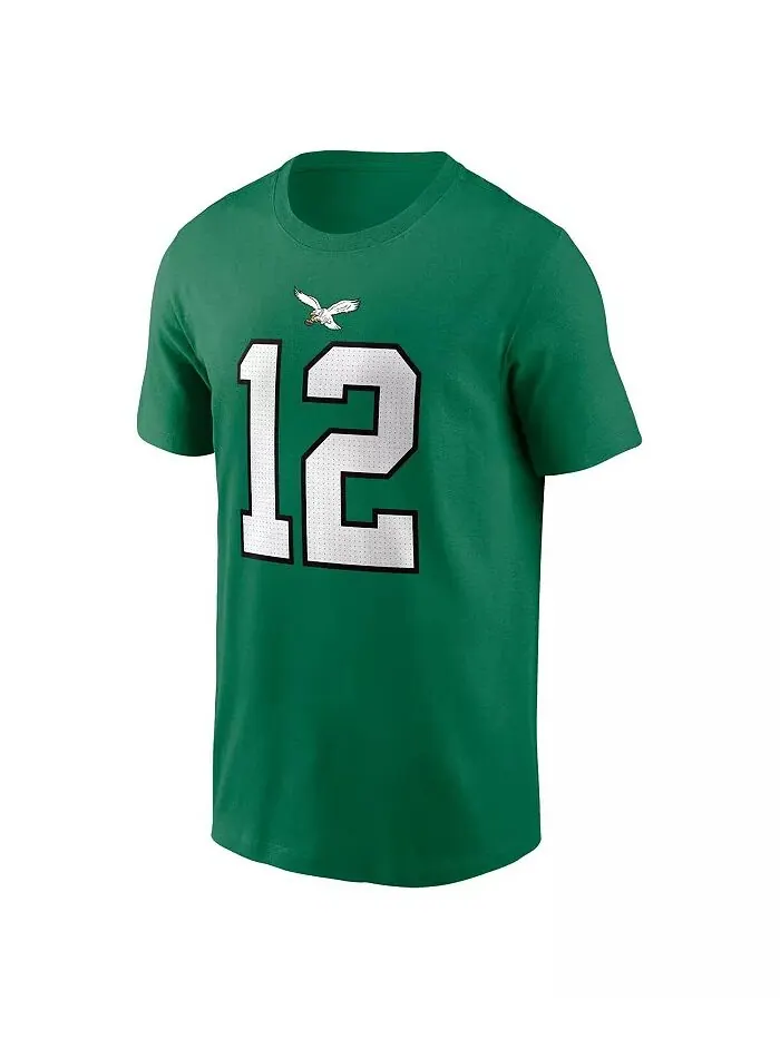 Мужская футболка с именем игрока и номером Randall Cunningham Kelly Green Philadelphia Eagles Nike — изображение 2 из 3
