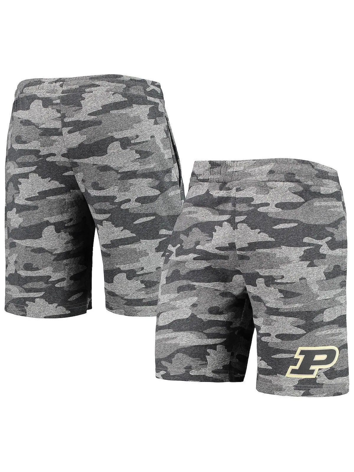 Мужские угольно-серые шорты purdue boilermakers camo backup terry jam lounge shorts Concepts Sport — изображение 1 из 3