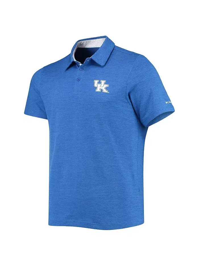 Мужская поло с технологией Omni-Shade Tech Trail Royal Kentucky Wildcats Columbia — изображение 3 из 3