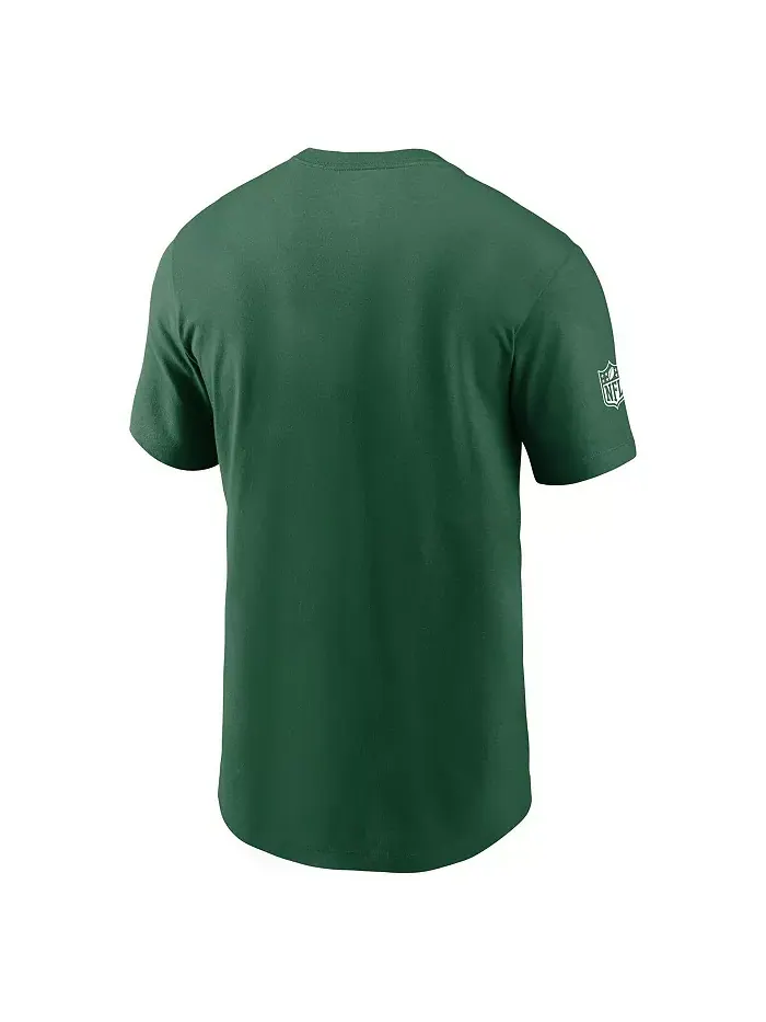 Мужская зеленая футболка New York Jets Sideline Performance Nike — изображение 3 из 3