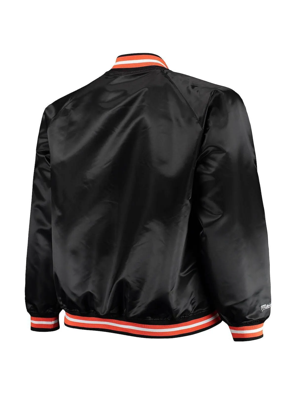 Мужская черная куртка phoenix suns big and tall hardwood classics raglan satin full-snap Mitchell & — изображение 3 из 4
