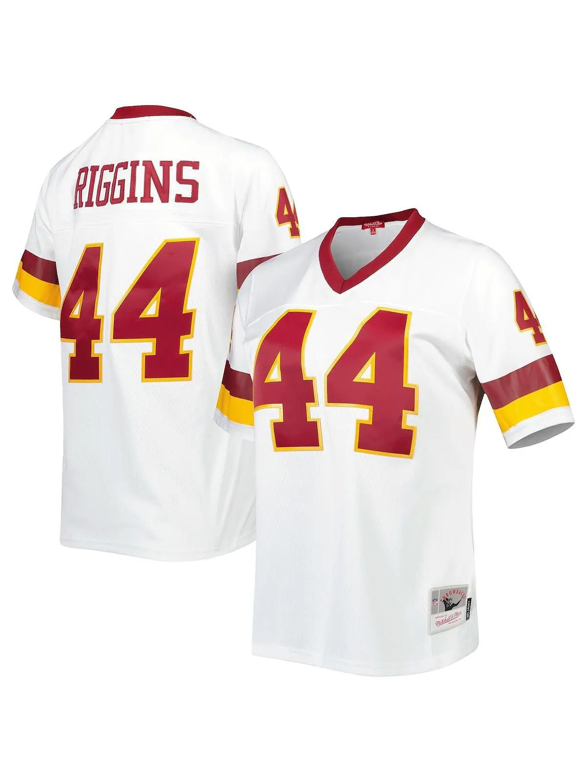 Женская футболка John Riggins White Washington Football Team Legacy Replica Player Mitchell & Ness — изображение 1 из 3