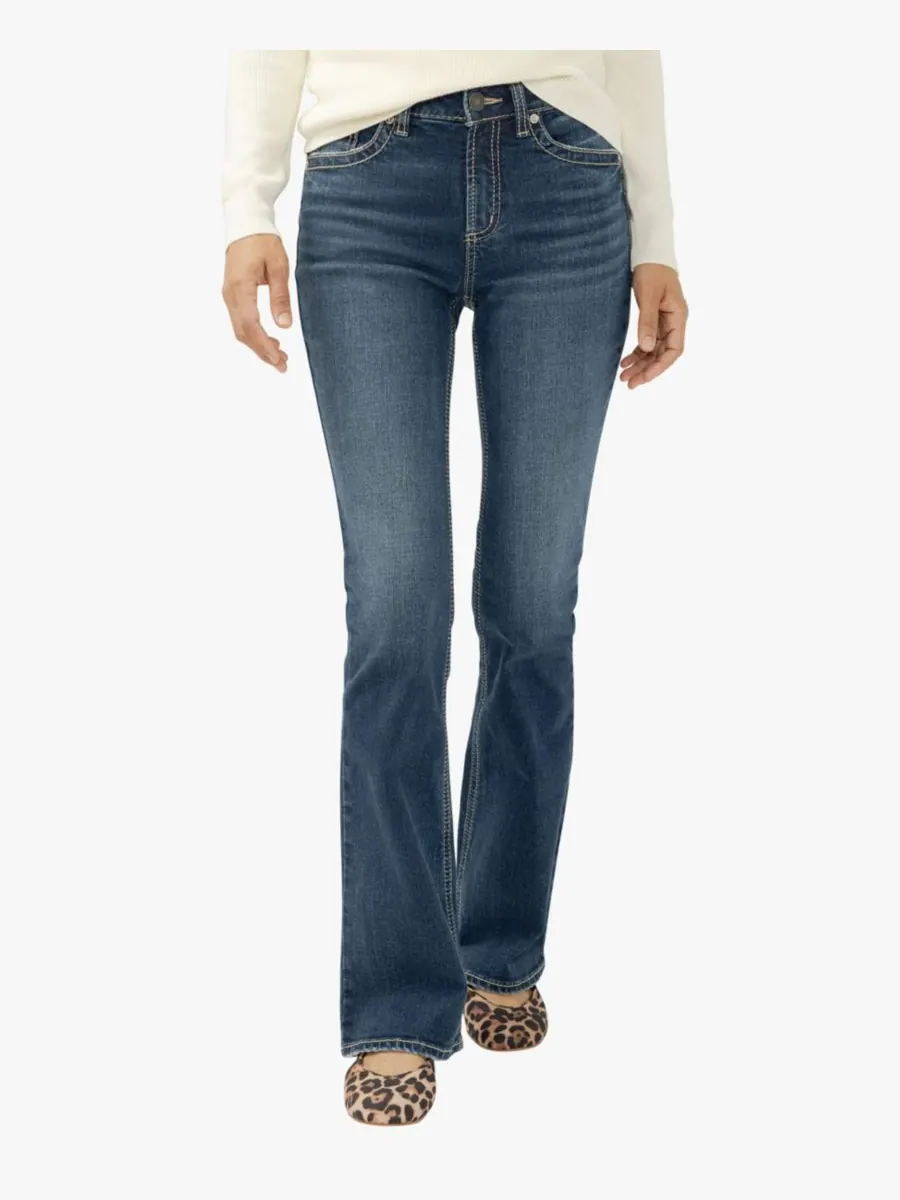 Женские джинсы Avery High Rise Curvy Fit Bootcut Silver Jeans Co, Berkeley