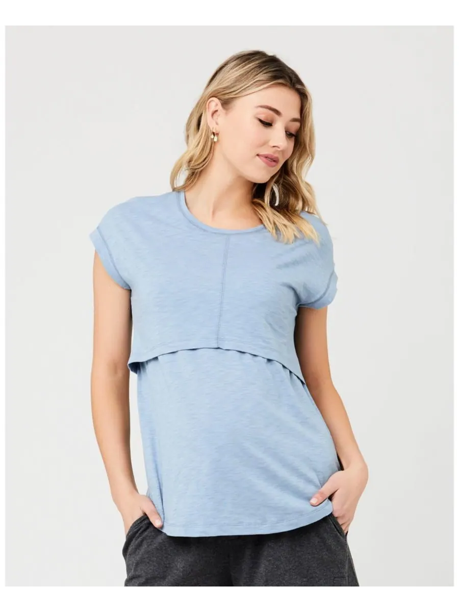 Футболка для кормления Ripe Richie для беременных Ripe Maternity, Light petrol — изображение 1 из 7