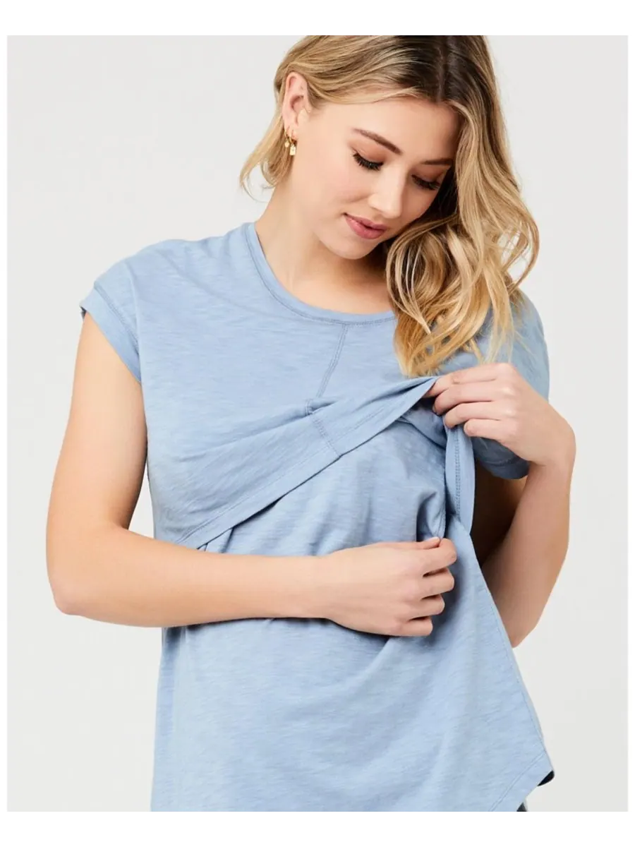 Футболка для кормления Ripe Richie для беременных Ripe Maternity, Light petrol — изображение 4 из 7