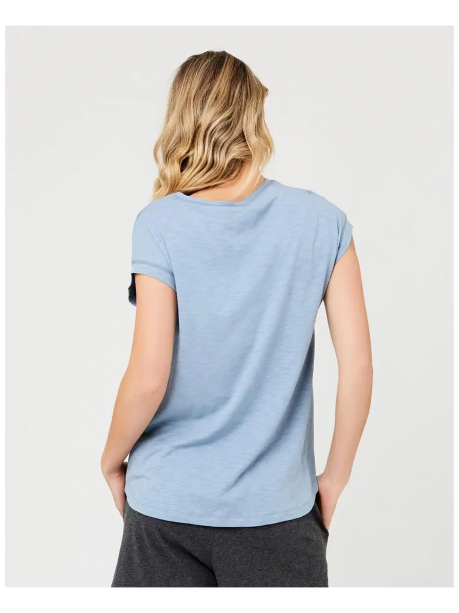 Футболка для кормления Ripe Richie для беременных Ripe Maternity, Light petrol — изображение 5 из 7