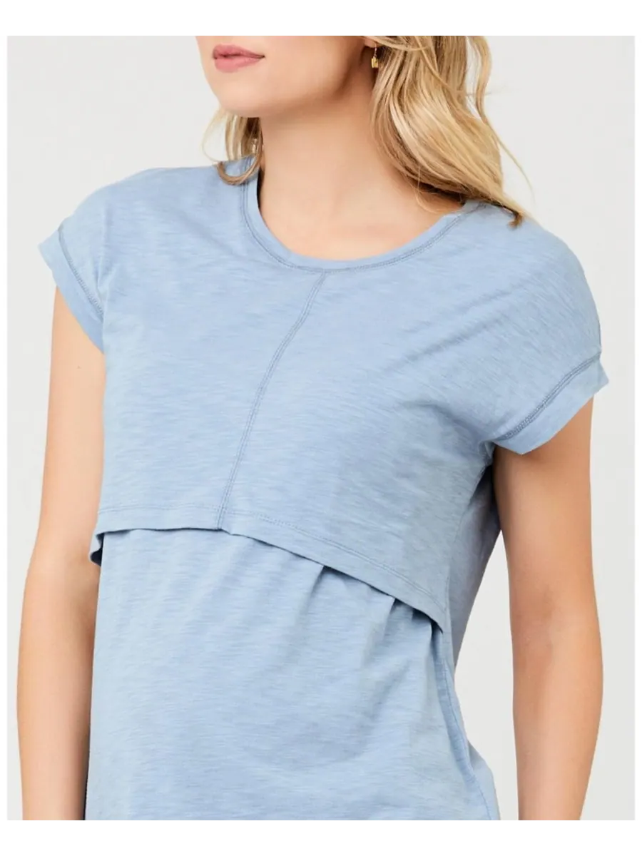 Футболка для кормления Ripe Richie для беременных Ripe Maternity, Light petrol — изображение 6 из 7
