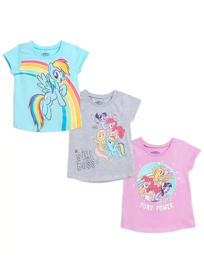 Девочки My Pony 3 футболки в наборе My Little Pony — изображение 1 из 6