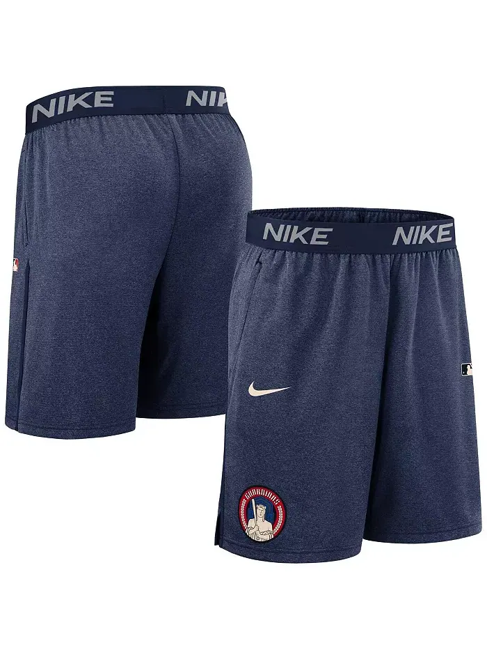 Мужские шорты Cleveland Guardians Authentic Collection City Connect Performance Knit в синем цвете
