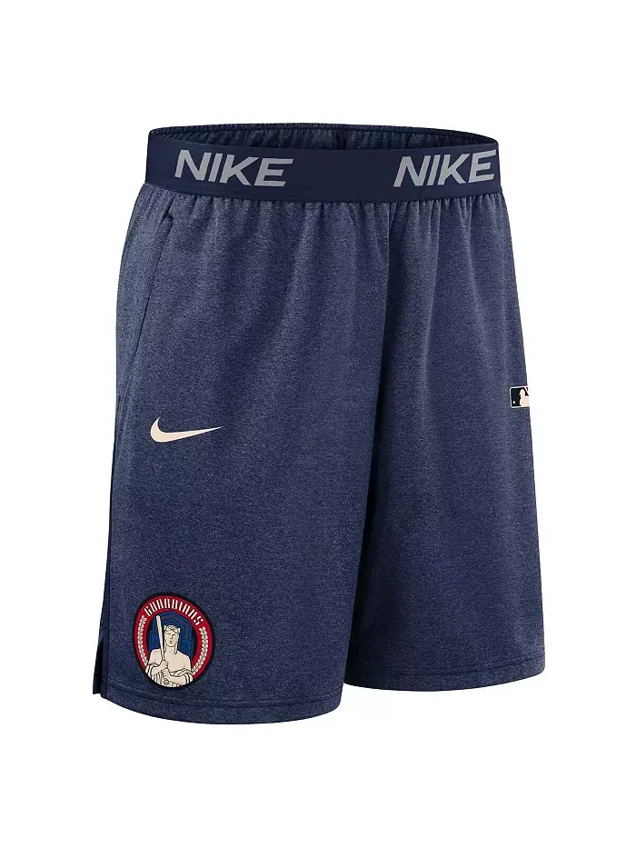Мужские шорты Cleveland Guardians Authentic Collection City Connect Performance Knit в синем цвете — изображение 3 из 3