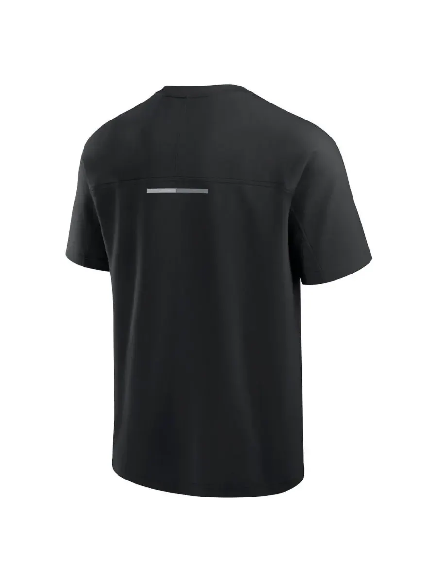 Fanatics Мужская черная футболка Chicago Blackhawks Elements Flex Tri-Blend — изображение 3 из 3, черный