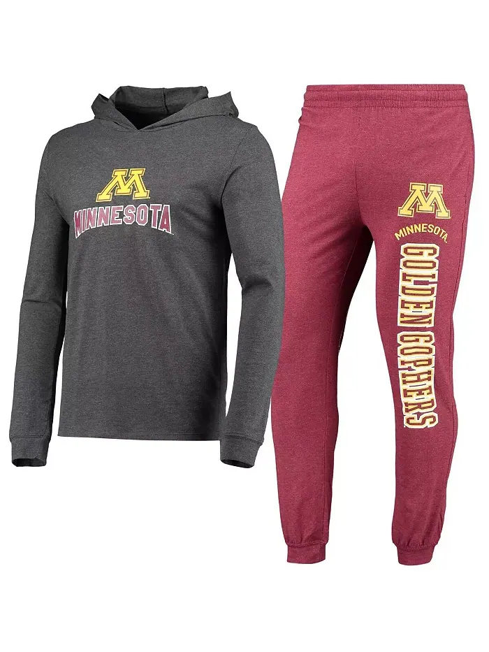 Мужской комплект из толстовки с длинными рукавами и брюк-джоггеров Minnesota Golden Gophers в — изображение 1 из 4