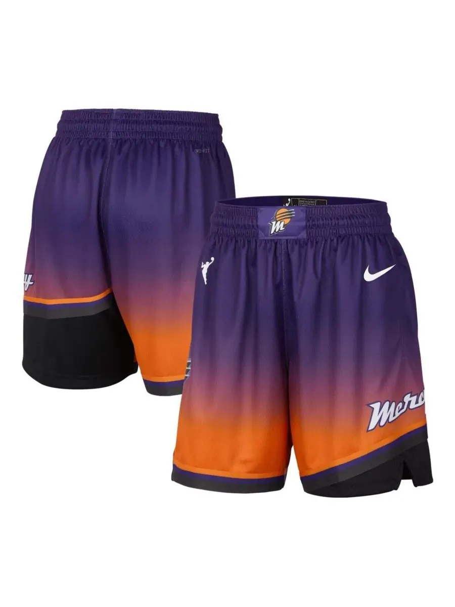 Nike Женские фиолетовые шорты Phoenix Mercury On-Court Victory Performance Shorts — изображение 1 из 3, фиолетовый