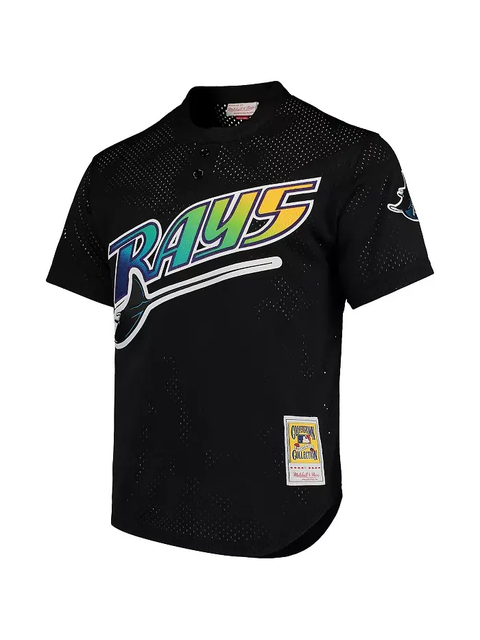Мужская тренировочная бейсбольная майка Tampa Bay Rays Cooperstown Collection 1991 - Wade Boggs — изображение 2 из 3