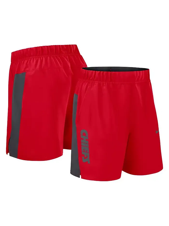 Мужские красные шорты Kansas City Chiefs Woven Victory Performance Nike