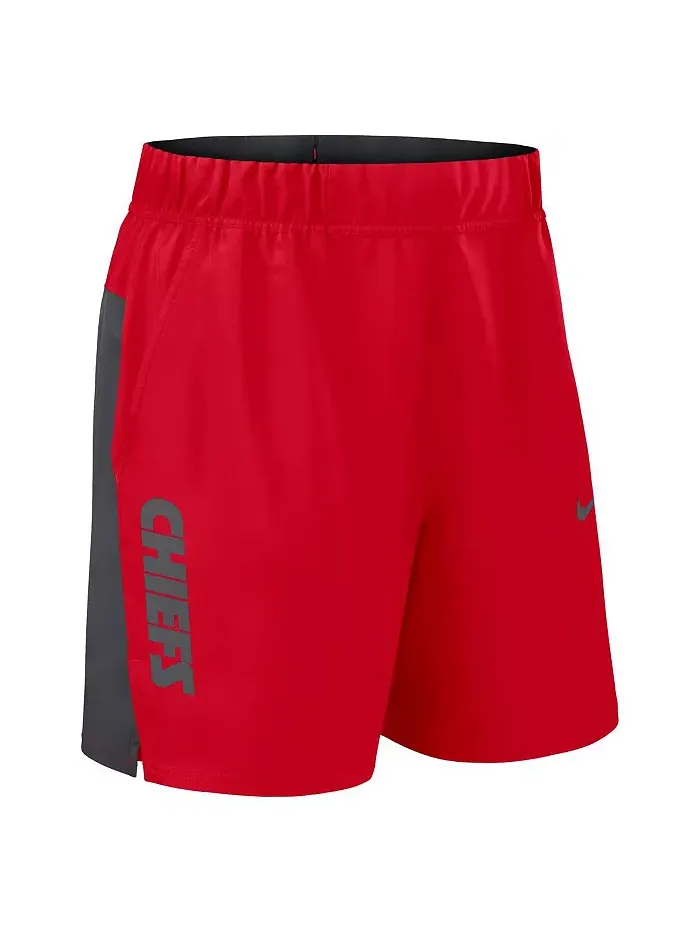 Мужские красные шорты Kansas City Chiefs Woven Victory Performance Nike — изображение 2 из 3