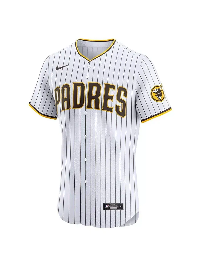 Мужская домашняя элитная футболка San Diego Padres белого цвета Fernando Tatis Jr Nike — изображение 3 из 3