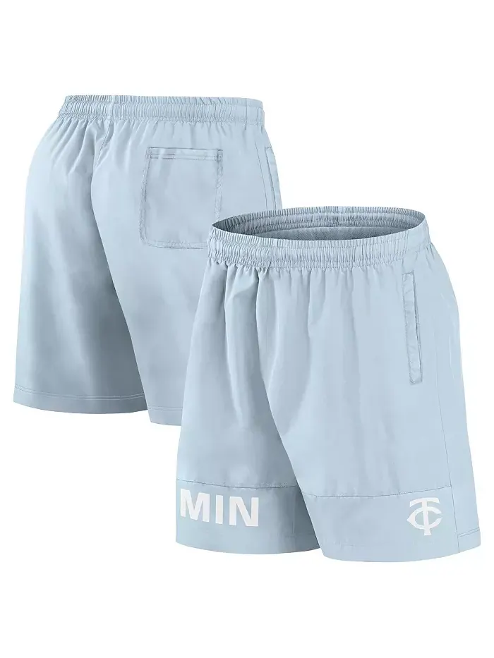 Мужские светло-голубые плавки Minnesota Twins Elements Fanatics — изображение 1 из 3