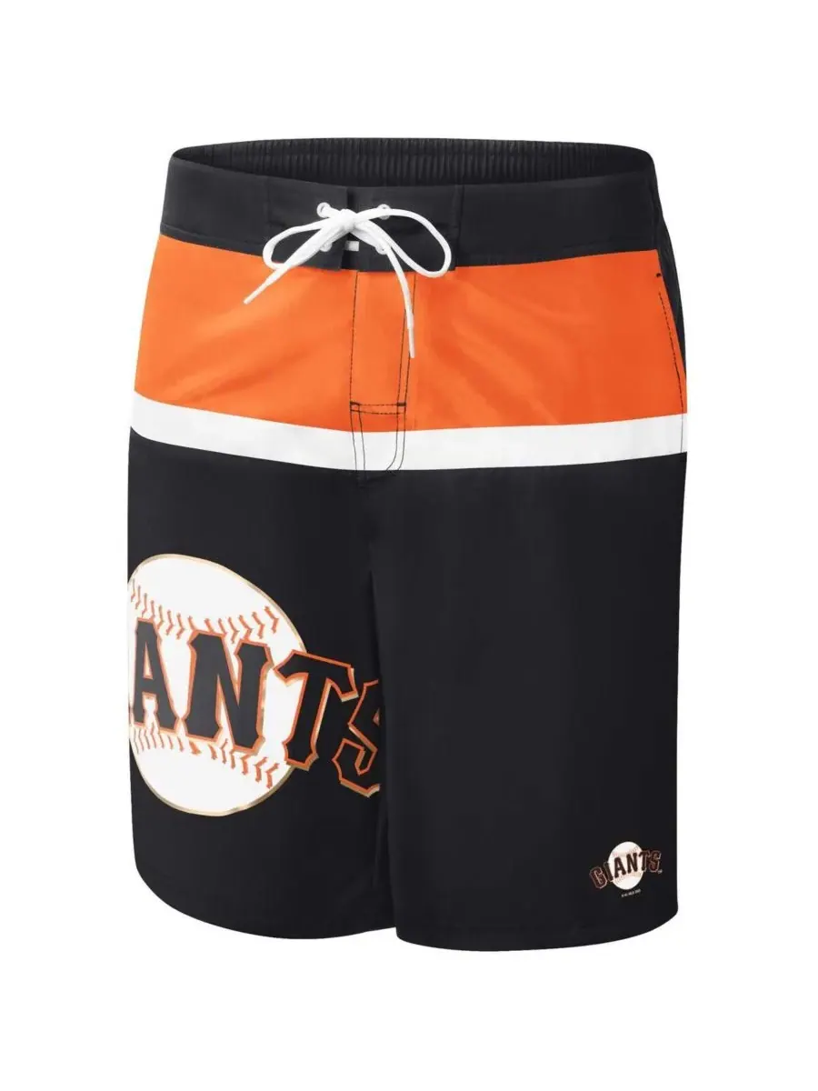 G-III Sports by Carl Banks Мужские черные плавательные шорты San Francisco Giants Sea Wind — изображение 2 из 2, черный