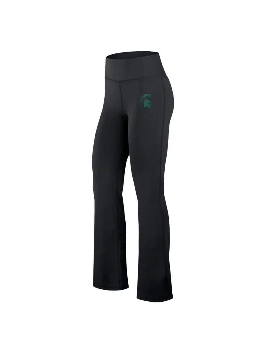 Fanatics Женские черные леггинсы Michigan State Spartans Training Camp Maxed Out Flare — изображение 3 из 3, черный