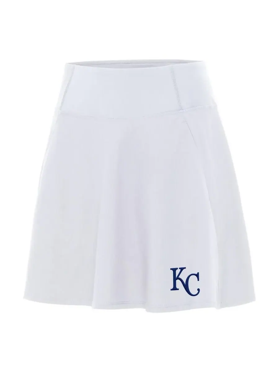 Antigua Женская белая юбка-шорты Kansas City Royals Chip Skort — изображение 1 из 1, белый