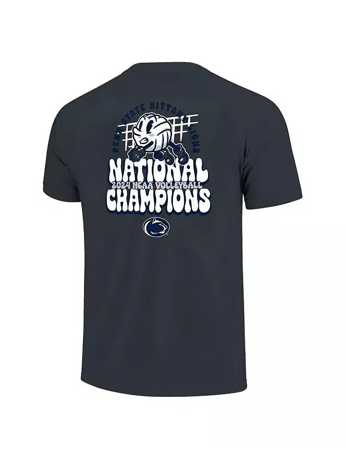 Мужская джинсовая футболка Penn State Nittany Lions 2024 NCAA Women's Volleyball National Champions — изображение 2 из 3