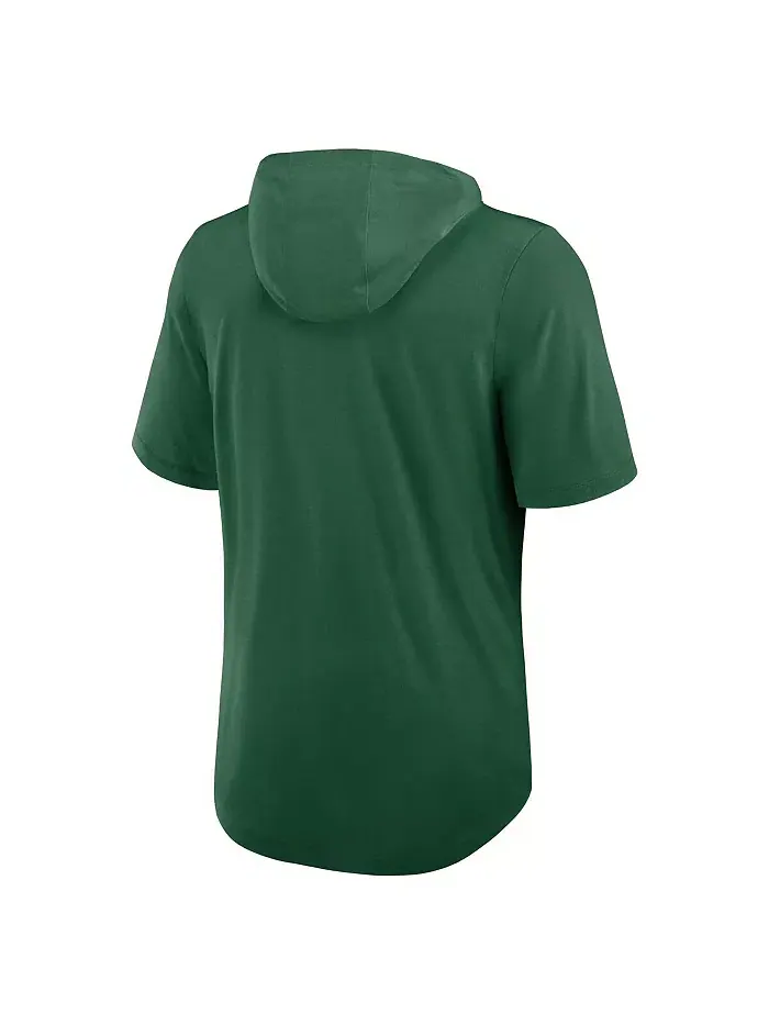 Мужская зеленая толстовка-футболка New York Jets Lockup Tri-Blend Nike — изображение 3 из 3