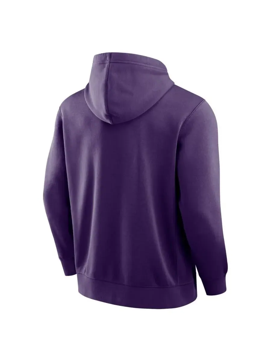 Fanatics Мужская фиолетовая толстовка Baltimore Ravens New Horizons Heritage Pullover Hoodie — изображение 3 из 3, фиолетовый