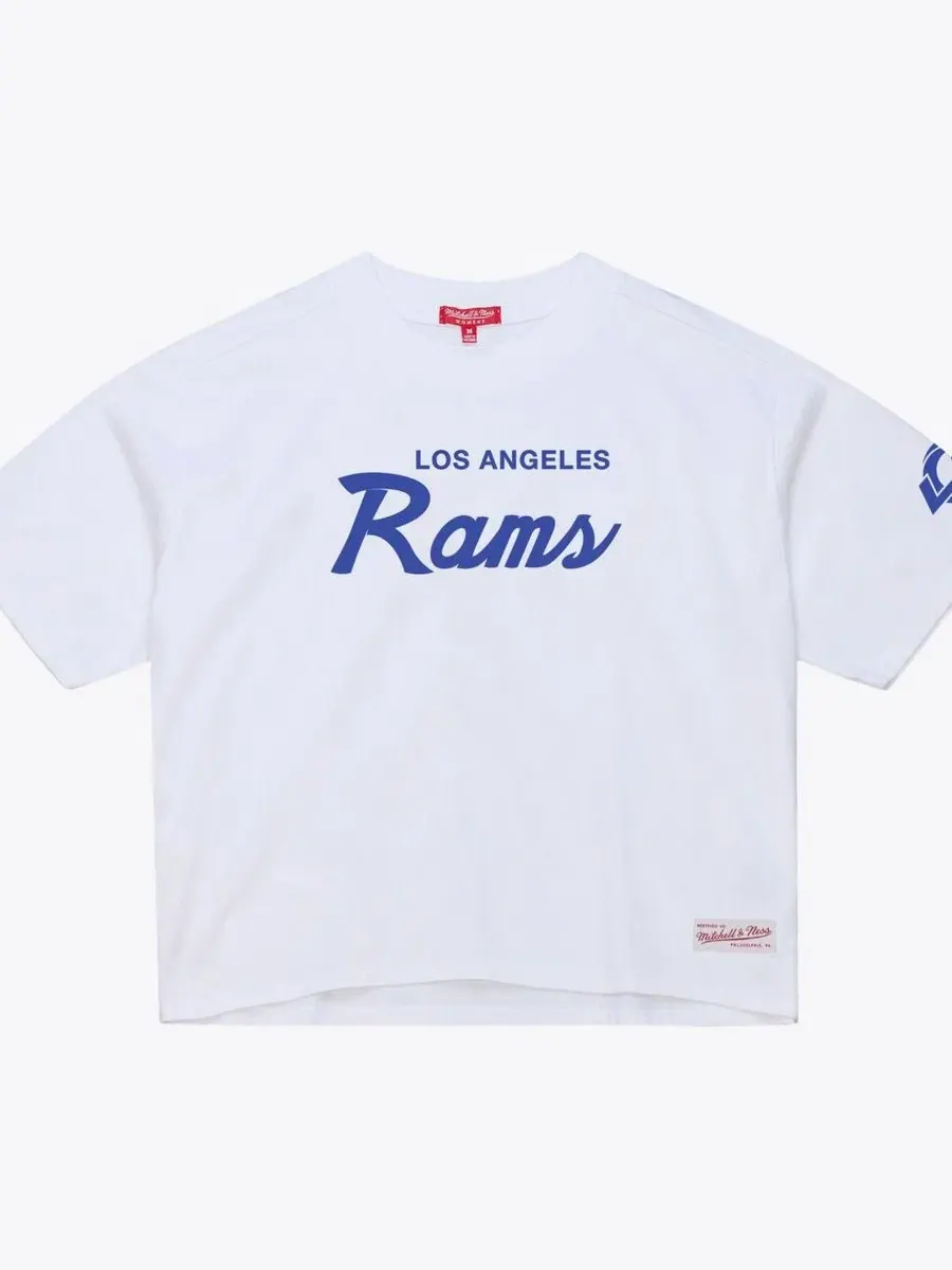 Футболка женская с принтом Head Coach Mitchell & Ness — изображение 1 из 2, белый