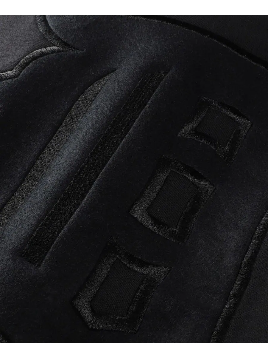 Свитшот Phantom Fleece с логотипом Detroit Tigers Mitchell & Ness — изображение 3 из 4, черный