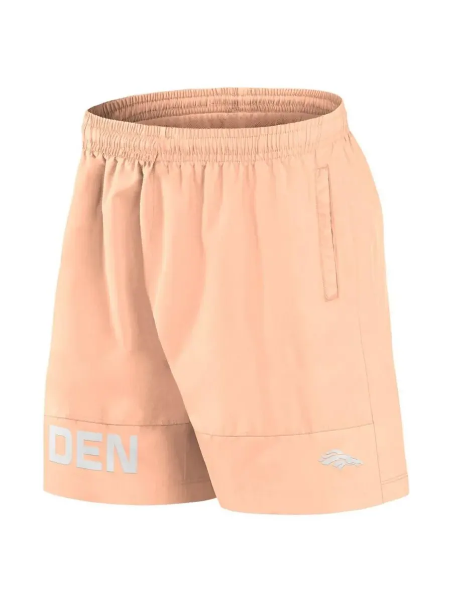Fanatics Мужские светло-розовые шорты Denver Broncos Elements — изображение 2 из 3, розовый