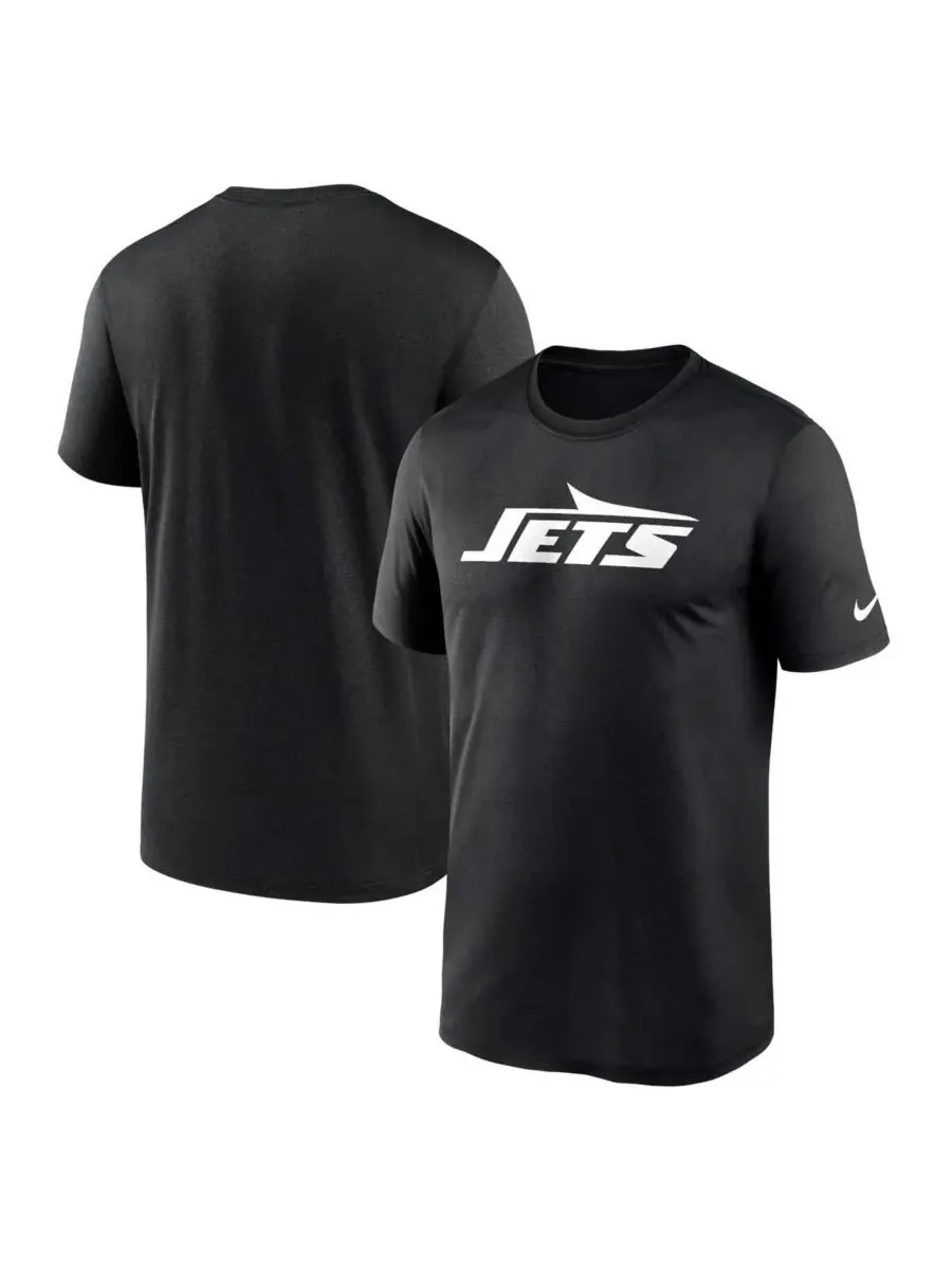 Nike Мужская черная футболка New York Jets Primetime Legend с логотипом команды — изображение 1 из 3, черный