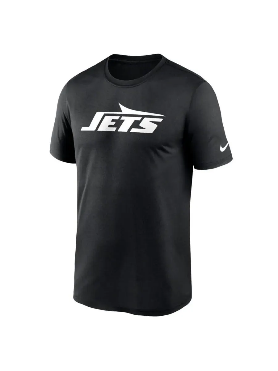 Nike Мужская черная футболка New York Jets Primetime Legend с логотипом команды — изображение 3 из 3, черный