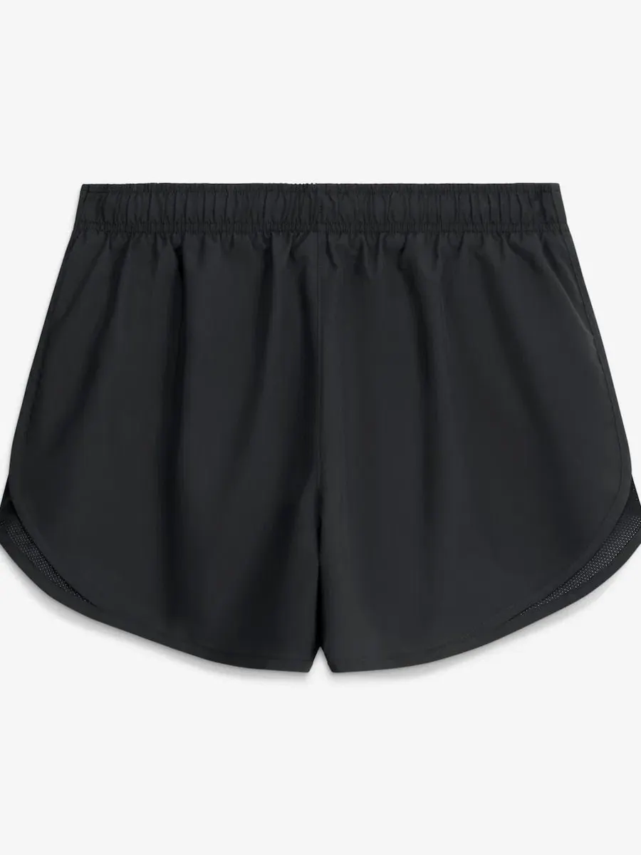 Шорты с высоким кроем Tempo Mid-Rise Dri-FIT с принтом Ohio State Buckeyes Nike — изображение 2 из 2, черный
