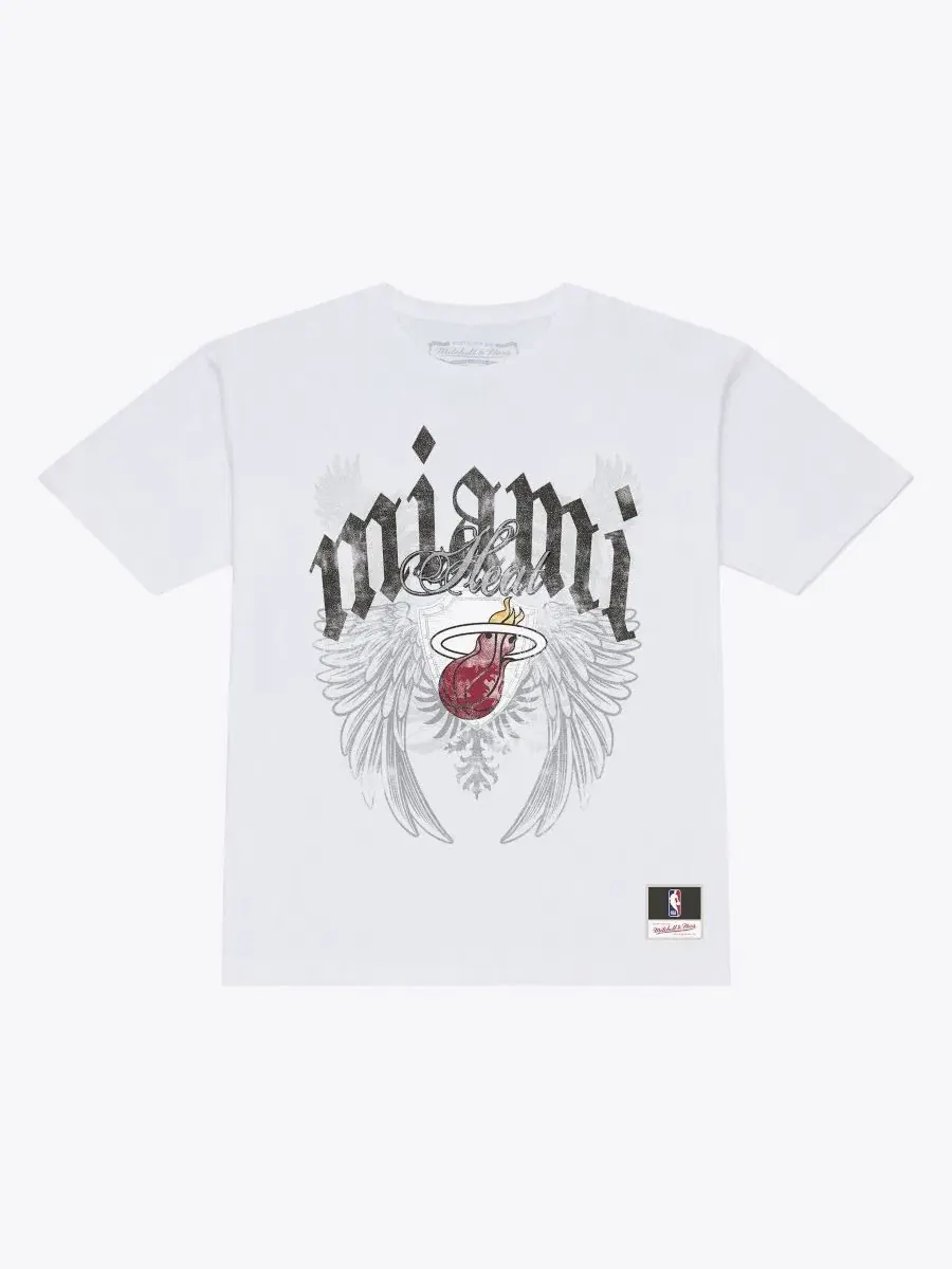 Футболка с длинным рукавом Old English Classic Mitchell & Ness — изображение 1 из 2, белый