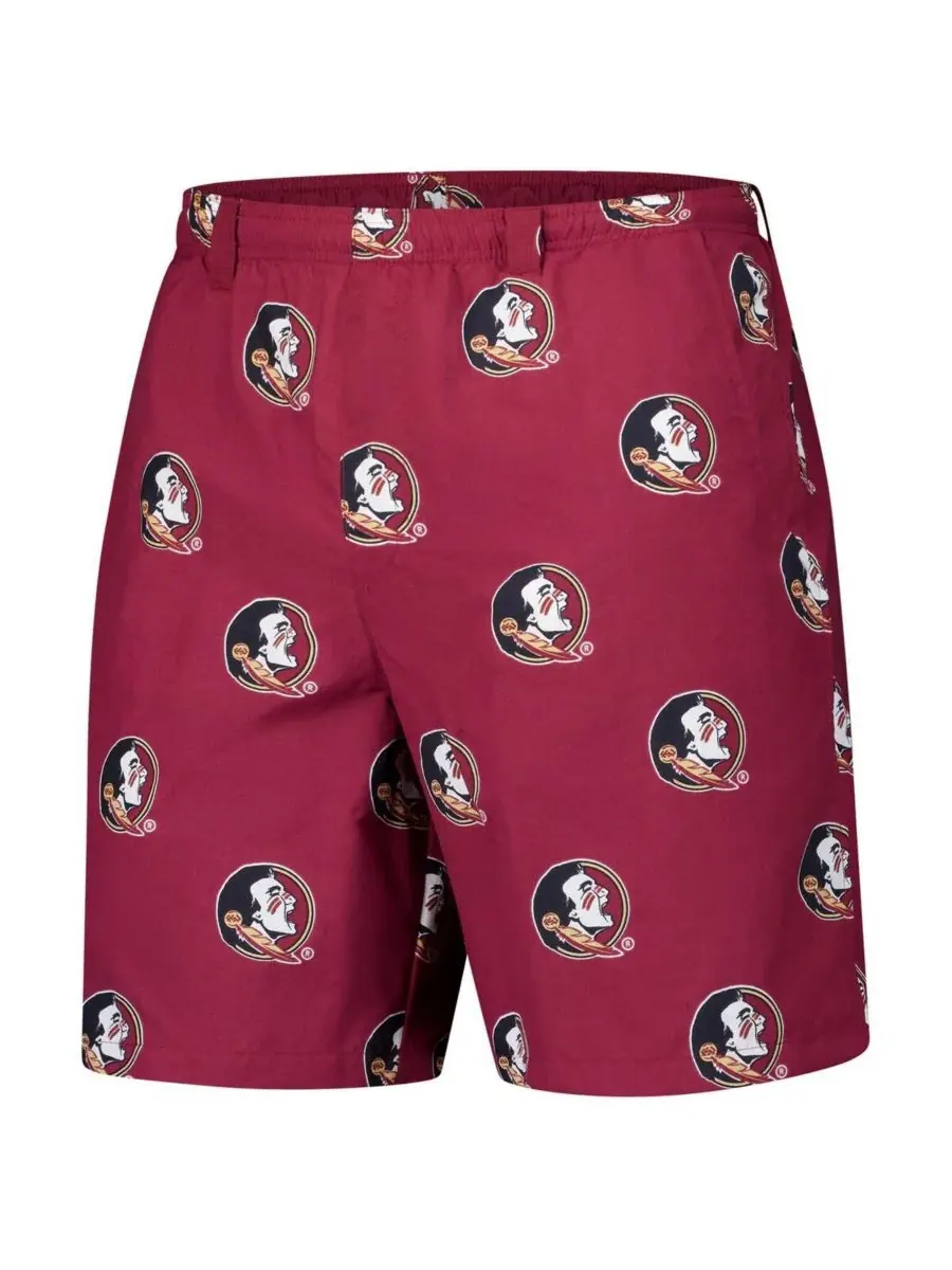 Мужские шорты Garnet Florida State Seminoles PFG Backcast III Omni-Shade Columbia — изображение 2 из 3, гранат
