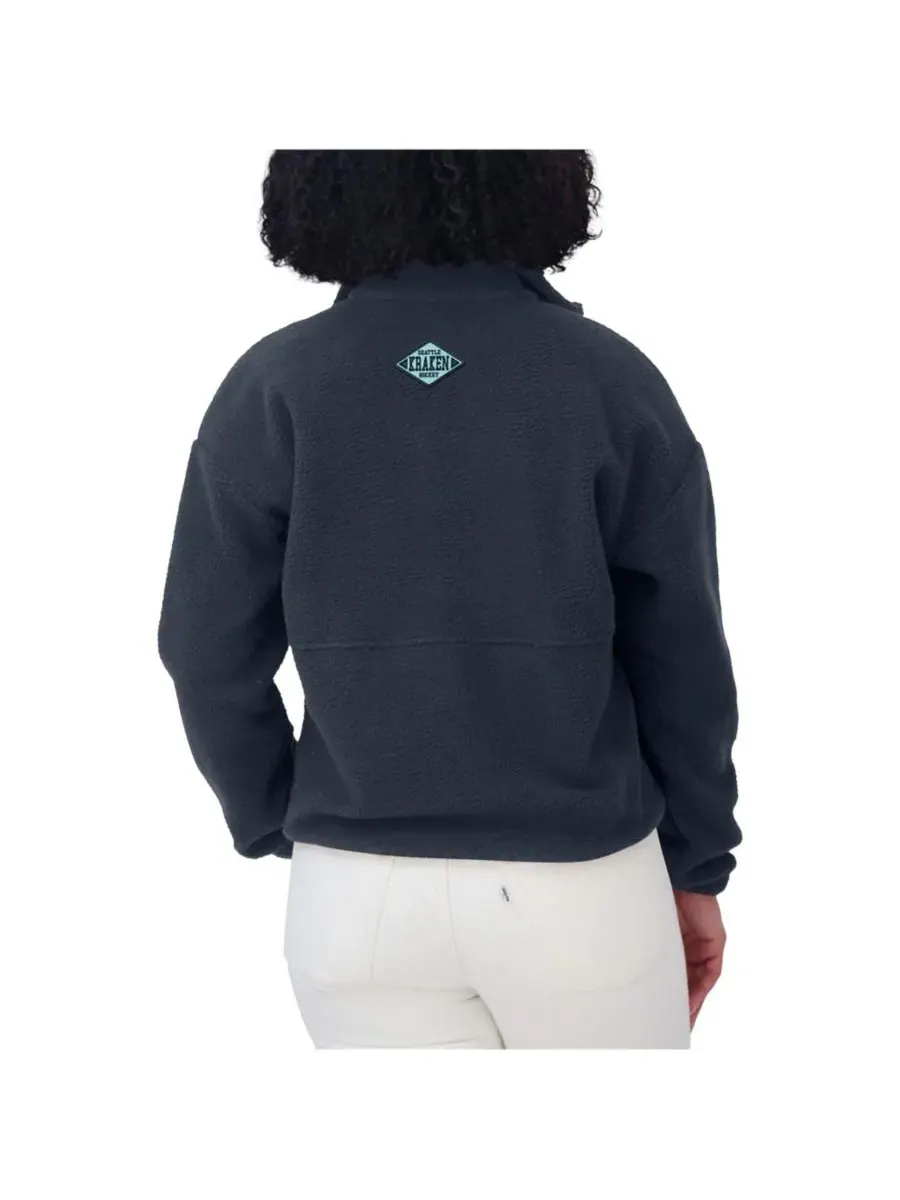 WEAR by Erin Andrews Женская куртка из флиса Seattle Kraken цвета «Глубокое море», с — изображение 5 из 5, темно-синий