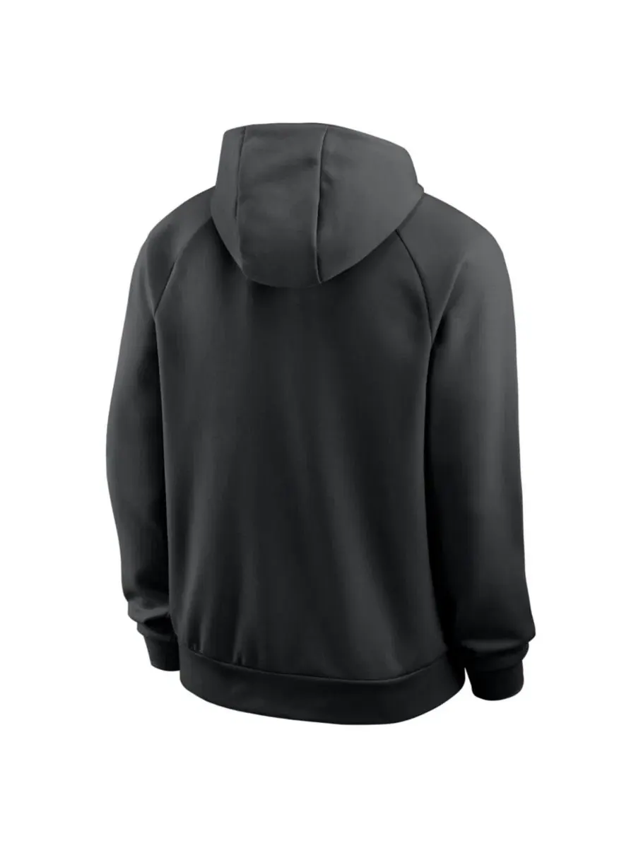 Худи с рагланом и капюшоном Dri-FIT Nike Ohio State Buckeyes — изображение 3 из 3, черный
