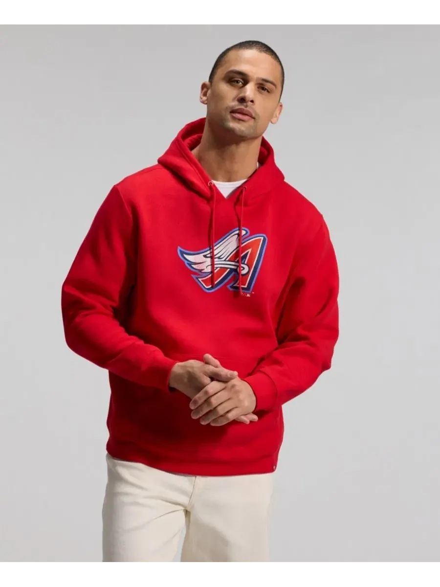 Худи с принтом Era California Angels Fanatics — изображение 1 из 2, красный