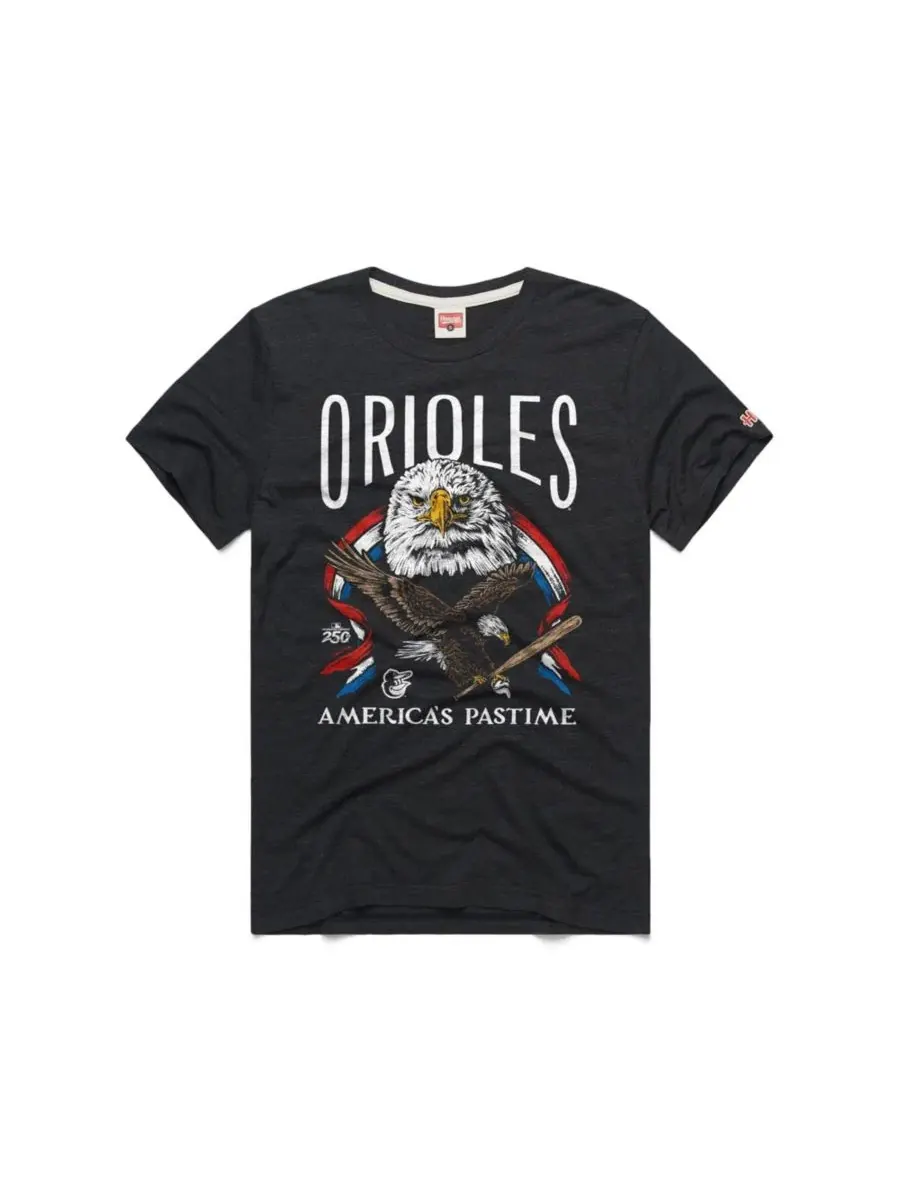 Футболка мужская с принтом America's Pastime Homage — изображение 1 из 1, темно-серый