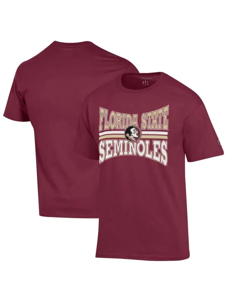 Футболка с принтом Florida State Seminoles Team Zoom Champion — изображение 1 из 3, гранат