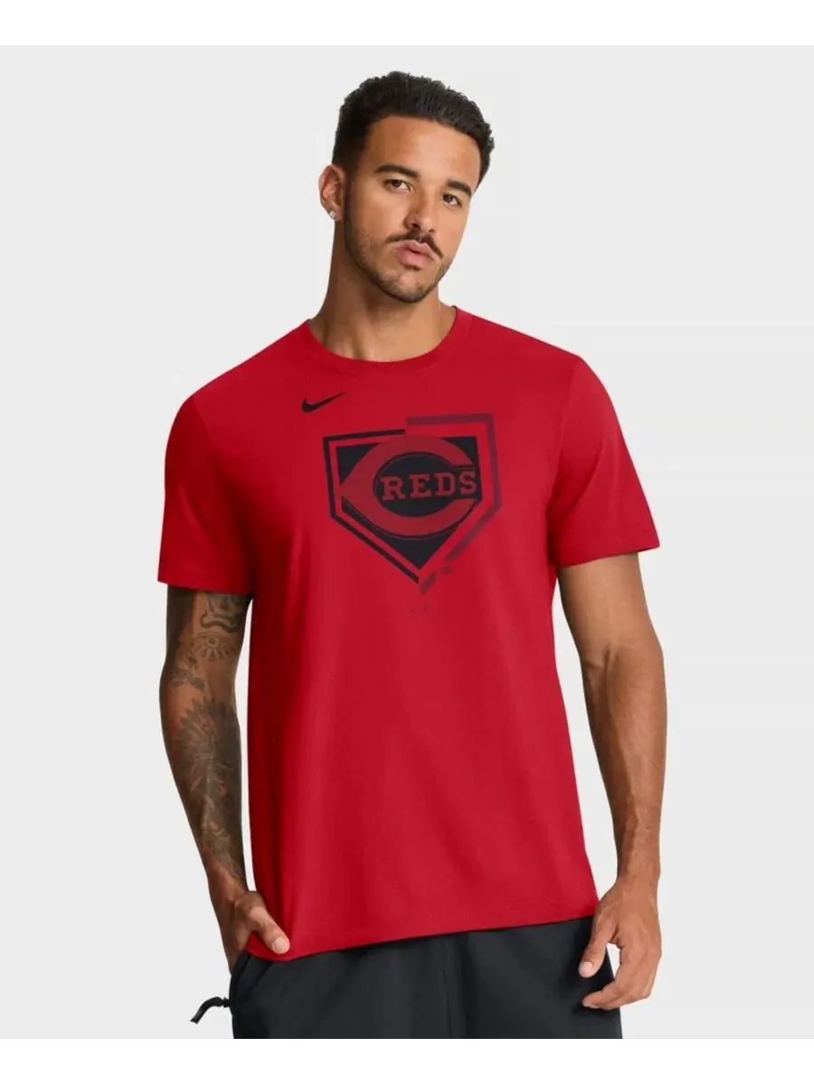 Футболка с принтом Icon Cincinnati Reds Nike — изображение 1 из 2, красный