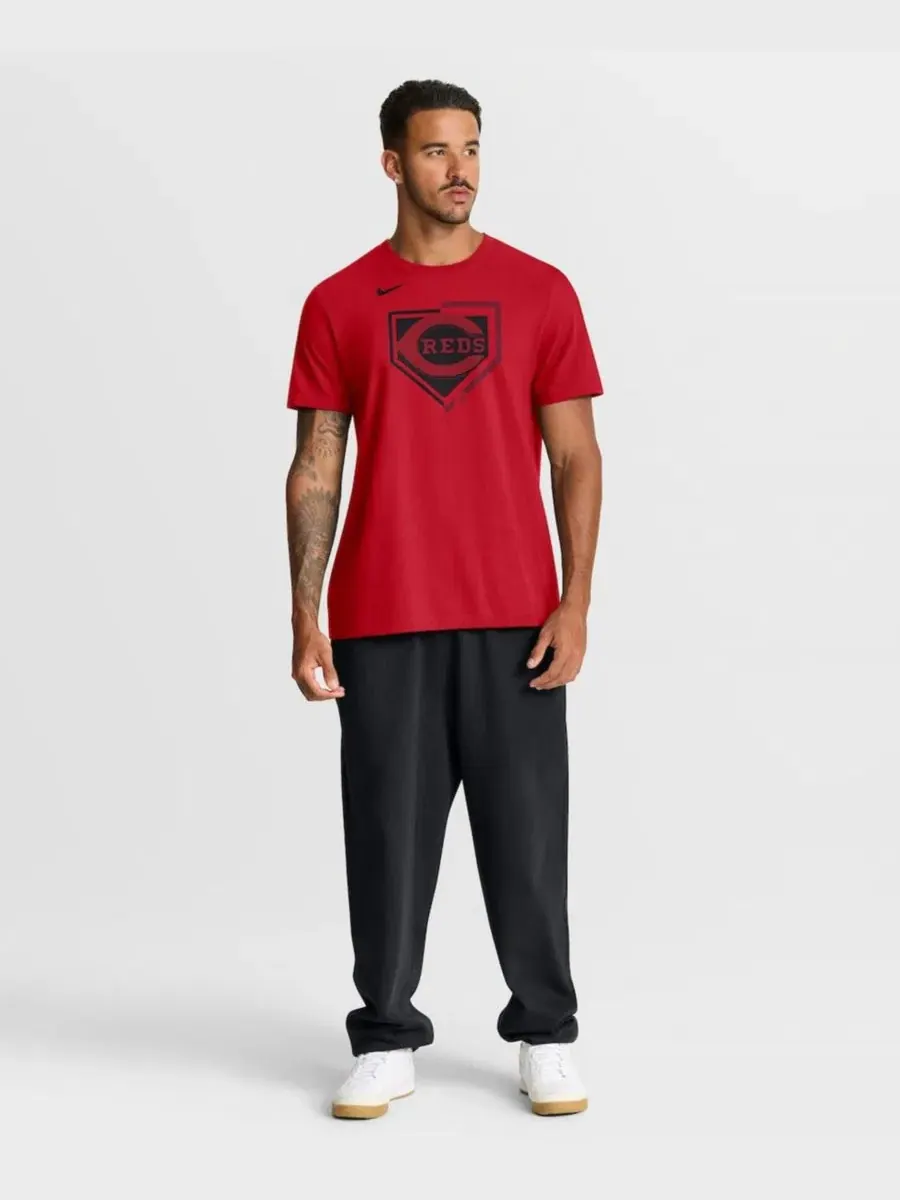 Футболка с принтом Icon Cincinnati Reds Nike — изображение 2 из 2, красный